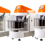 Spiral mixers with fixed head