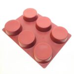 Silicone cylinder mould 6 cavities – 316 ml
