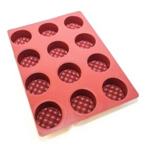 Padded cylinder mould 12 cells - 130 ml