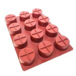 Padded cylinder mould 12 cells – 130 ml