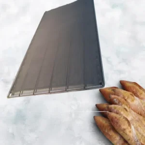 Baguette tray stainless steel flat – 400×800 mm SKU: 002692