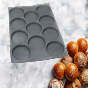Hamburger mould with 11 cavities – Ø125X18 mm SKU: 010289
