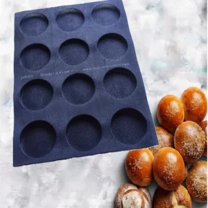 Hamburger mould 12 cavities – Ø150X18 mm SKU: 010681