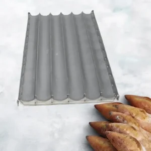 Stainless steel baking tray 6 cells – 600×800 mm SKU: 003087