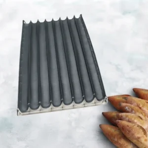 Stainless steel baking tray 8 cells – 600×800 mm SKU: 003088