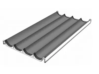 Fiberglass baking tray 4 cavities – 400X800 mm SKU: 003089-EP - Image 2