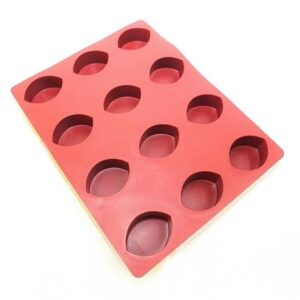 Oval mould 12 cells - 97 ml