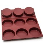 Silicone cylinder mould 12 cavities – 366 ml