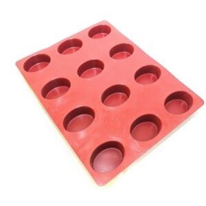 Oval mould 12 cells - 75 ml