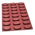 Oval mould 24 cells – 91 ml