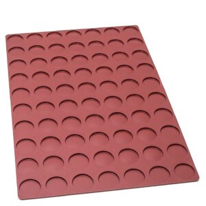 Florentine biscuit silicone mould 70 cavities - 6.3 ml