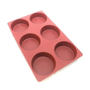 Silicone cylinder mould 6 cavities - 250 ml