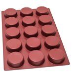 Silicone cylinder mould 15 cavities – 250 ml