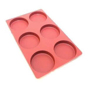 Silicone cylinder mould 6 cavities - 150 ml