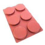 Silicone cylinder mould  6 cavities – 150 ml