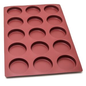 Silicone cylinder mould 15 cavities - 150 ml