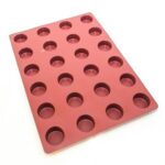 Mini round mould 24 cells – 23 ml