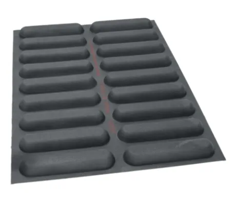 Baguette mould 18 cavities – 259X64X30 mm SKU: 010285 - Image 3