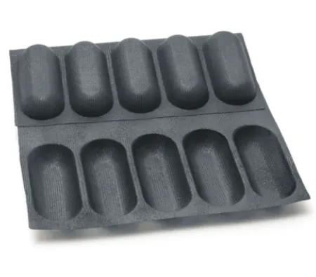 Baguette mould 15 cavities – 155X64X30 mm SKU: 010883 - Image 4
