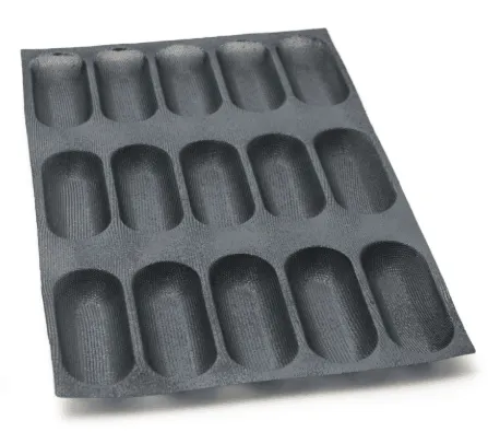Baguette mould 15 cavities – 155X64X30 mm SKU: 010883 - Image 5