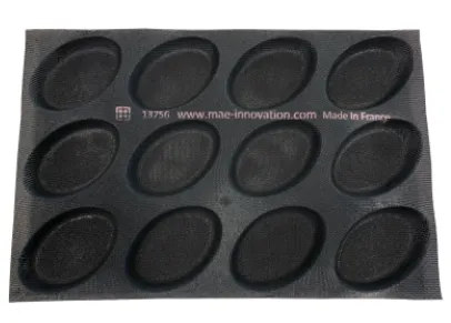 Dropburger oval mould 12 cavities – 148X25mm SKU: 013756 - Image 6