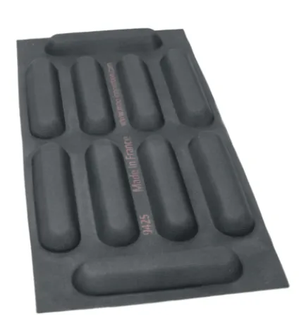 Baguette mould 10 cavities – 259X64X30 mm SKU: 009425 - Image 2