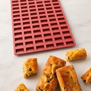Mini financier silicone mould 78 cavities – 15 ml SKU: 000289