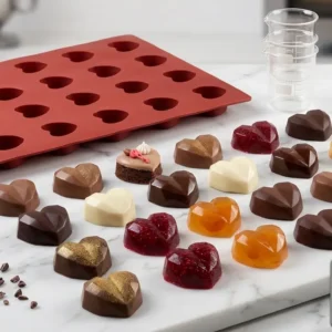 3D heart mould 24 cells – 100 ml SKU: 012707