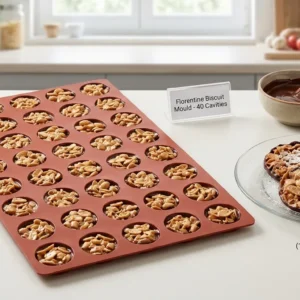 Florentine biscuit silicone mould 40 cavities - 11.5 ml