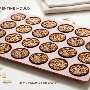 Florentine biscuit silicone mould 24 cavities – 21 ml SKU: 000287