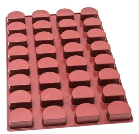 Half-cylinder silicone mould 32 cavities – 102 ml SKU: 004088 - Image 3