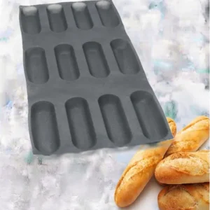 Baguettes mould 12 cells - 200x64x30 mm SKU: 010875