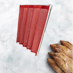 Baguette trays fiberglass 6 cells – 457×765 mm SKU: 009506-ROUGE