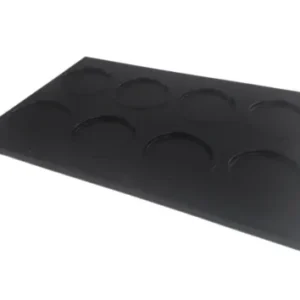 Aluminium baking tray 8 cavities – Ø120X8 mm SKU: 013299