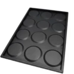 Hamburger baking tray 12 cavities – Ø120X8 mm SKU: 013393
