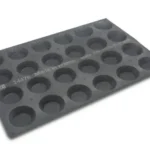 Round tart base mould 24 cavities – Ø77X20 mm SKU: 014478