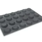 Round tart base mould 24 cavities – Ø77X20 mm SKU: 014478