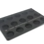 Round tart base mould 15 cavities – Ø90X20 mm SKU: 014480