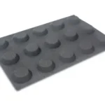 Round tart base mould 15 cavities – Ø90X20 mm SKU: 014480