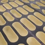 Oblong tart base mould 24 cavities – 130X49X22 mm SKU: 014433