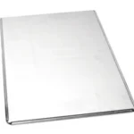 Aluminium pastry tray not perforated 45° – 400×600 mm SKU: 003113