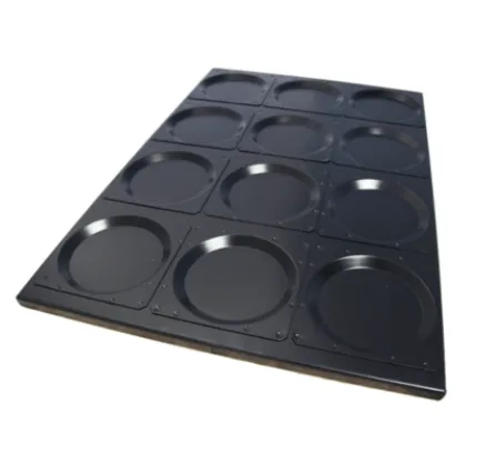 Hamburger baking tray 12 cavities – Ø120X8 mm SKU: 013393 - Image 4