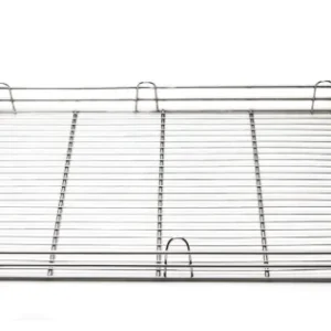 Stainless steel grid with edges – 400×600 mm SKU: 008957