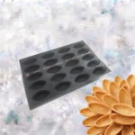 Barquette tart base mould 20 cavities – 120X60X22 mm SKU: 014434